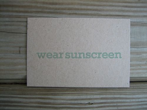 Sunscreen