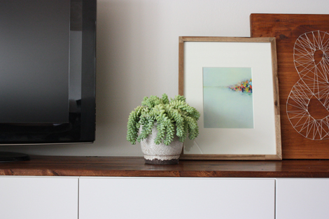 White-and-wood-media-cabinet