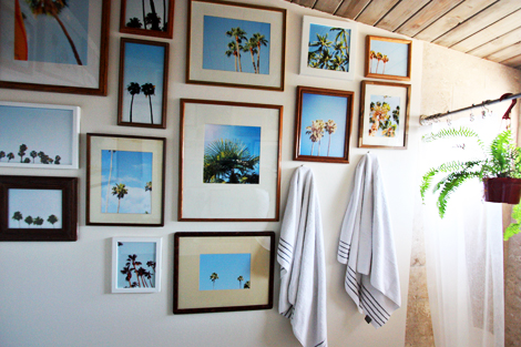 thrifted frame wall art