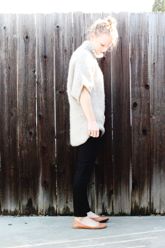 knit sweater (includes video tutorial on how to knit2purl2)