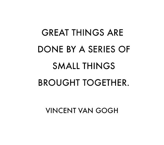 great things come from small things via ENJOYITblog.com