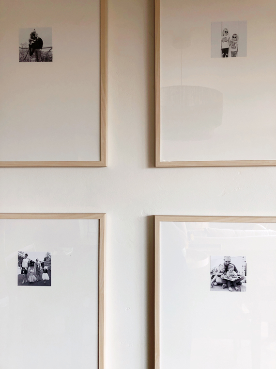 framing small photos | enjoyitblog.com