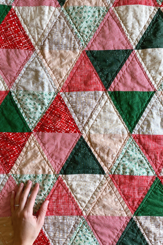 Triangle-christmas-quilt